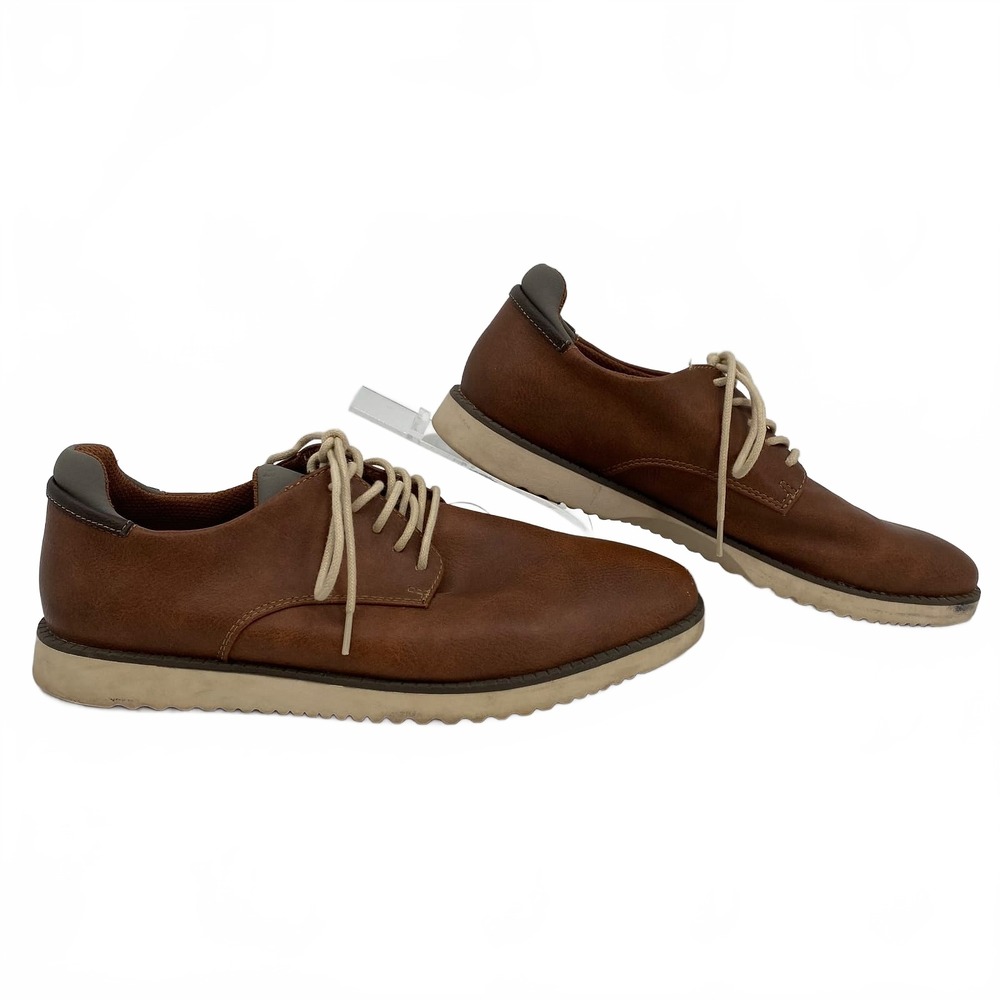 Dr. Scholl’s Brown Dress Shoes | Men’s Faux Leather Oxfords 8